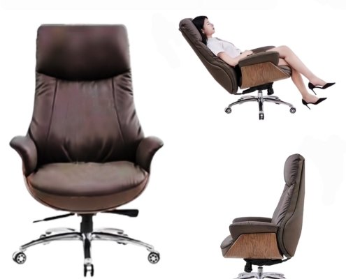 BEETEL HB BROWN CHAIR