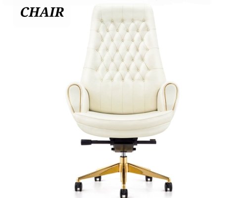 GRANDEUR HB WHITE CHAIR
