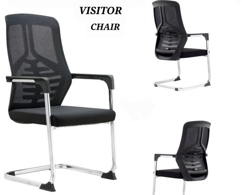 NAMASKAR BLACK VISITOR CHAIR