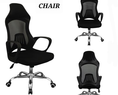 WAVES HB BLACK CHAIR